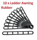 PLS 10 X Rubber Ladder Band Strap Tent Awning 210mm 