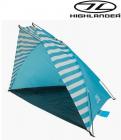 Highlander Harris Beach Shelter UV50 + Sun Protection Blue TEN152