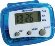 Highlander Multifunction Pedometer Battery Powered Attachable COM034 Blue