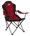 Royal Adjustable President Camping Chair - Black and Red