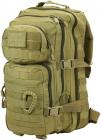 Kombat UK Small Molle Tactical Rucksack Daysack Bag Army Assault Pack 28L Coyote
