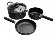Outdoor Revolution 3 piece Induction Pan Set Camping Outdoor Cooking Set