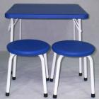 Childrens Folding Play Table and 2 stools