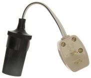 W4 Adapt it 3 - 2 Pin Plug to Car Cigar Lighter Adaptor 00050