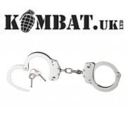 Kombat UK Professional Heavy Duty Police Handcuffs Nickel Stainless Steel 4802