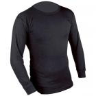 Highlander Thermal Long Sleeve Vest Black Lightweight Breathable Base Layer