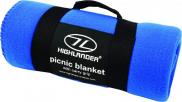 Highlander Blue Soft Polyester Fleece Blanket Picnic Travel 