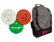 Kastaplast Disc Golf Set Kaxe K3 Reko K3 Grym K1 & DGUK Bag Frisbee Golf