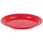 Highlander Camping Plastic Poly Dinner Plate Red 24cm 