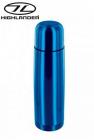 Highlander 500ml Duro Stainless Steel Flask Colour Metallic Blue