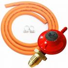 Propane Regulator With LPG Gas Hose and Hose Clips Heater Stove Set