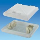 MPK 320 X 360mm White Caravan Rooflight Dome With Handles 900052 