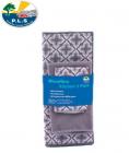 PLS Kitchen Towel Dish Cloth Drying Mat Set Grey HW4031