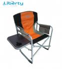 Liberty Camping Director's Chair Orange + Folding Side Table Caravan Motorhome