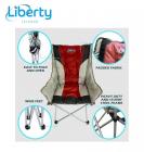 Liberty Leisure Comfort Chair Red Outdoors Caravan Motorhome XYC-027-5