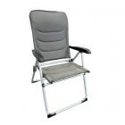 Royal Folding Ambassador Grey Reclining Classic Aluminium Padded Chair R735