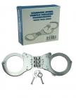 Kombat UK Handcuffs Triple Hinged Elite Steel Speed Cuffs Security SILVER