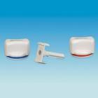 Whale Elegance Tap Shower Knobs Pack of Two White AS5122