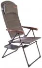 Quest Naples Pro Recline Chair with Side Table Wood Effect Arms F1321