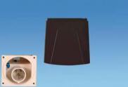 BCA BLACK Flush Fitting Mains Inlet - New Flap 