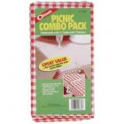 Picnic Combo Pack Tablecloth & Clamps