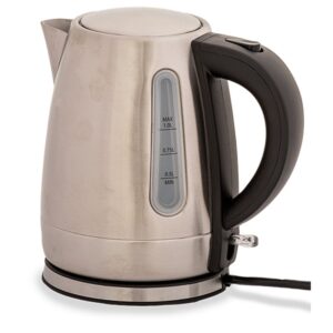 Quest Rocket Low Wattage Polished Stainless Steel Kettle 1L Caravan K0034SS