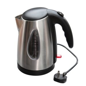 Outdoor Revolution Stainless Steel Kettle 1.7L 1000w Low Watt Caravan COOK2128