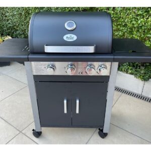 Royal Leisure Gas BBQ Deluxe 3+1 Side Burners Outdoor Garden Cooking Barbecue