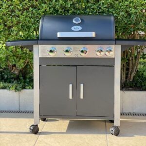 Royal Leisure Gas BBQ Deluxe 4+1 Side Burners Outdoor Garden Cooking Barbecue