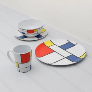 Leisurewize De-Stiji Melamine 16pc Dining Dinner Set LWACC379