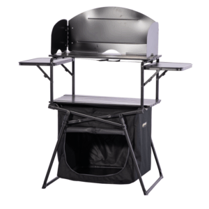 Quest Basil Camp Kitchen Stand - Black F3102