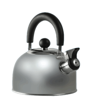 PLS CHROME 1.6 Ltr Gas Hob Kettle with Folding Handle
