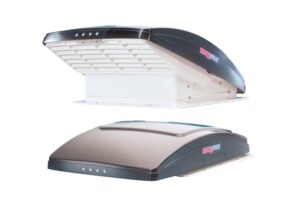 Maxxair Maxxfan Deluxe 400 X 400 Rooflight Smoke Remote Control Rooflight