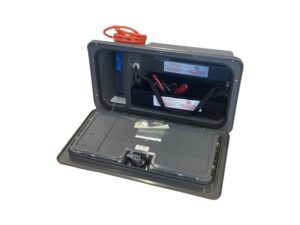 Caravan / Motorhome Grey NBBS New Battery Box & Door System Complete PB1801