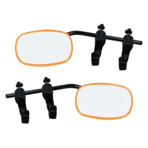 Leisurewize Pair Neon Orange Rock Steady Towing Mirrors LW616