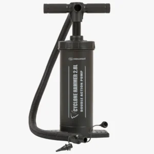 Highlander Cyclone Hammer 2.8L Pump Double Action Black Awning Tent Pump