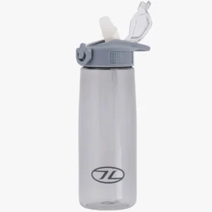 Highlander Tritan Straw Bottle, 700ml Charcoal CP238-SGL
