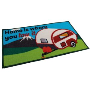Quest Caravan Washable Mat Home Is Where You Tow It C0031N