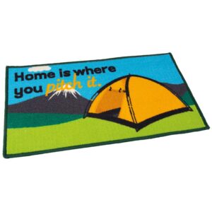 Quest Washable Home Is Where You Pitch It (Tent) Mat C0054N