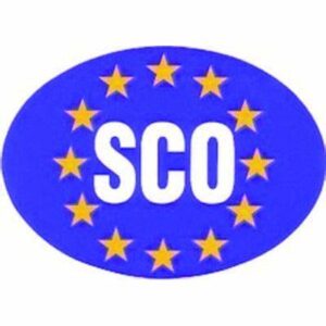 W4 Euro Sticker Scotland Oval - 37155