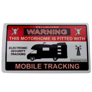 W4 Tracking Fitted Sticker Motorhome - 37109