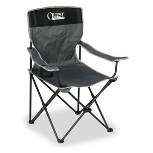 Quest Leisure Autograph Festival Camping Chair Black Edition F2051-BL