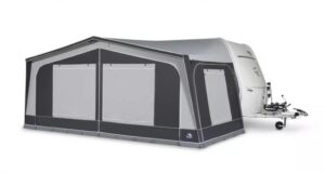 Dorema Monza 240 Deluxe Seasonal Pitch Caravan Awning 28mm Steel Frame
