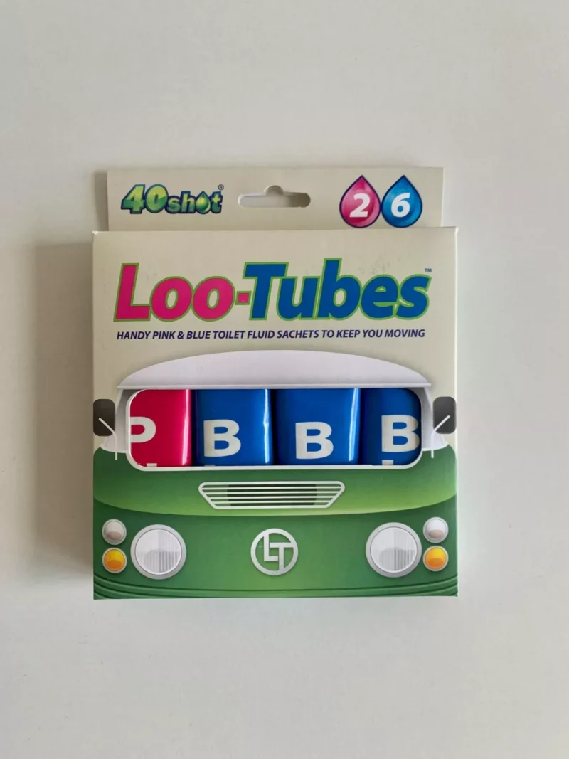 40 Shot Loo Tubes Toilet Chemical Sachets Blue and Pink Caravan Motorhome Boat - Image 5