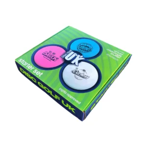 Disc Golf UK Starter Set with 3 Discs Frisbee Golf Made in UK PDGA Approved