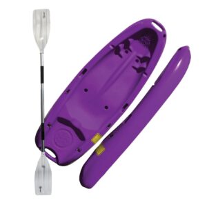 Riber Junior Sit On Top Kayak With Paddle R-1029-PURPLE