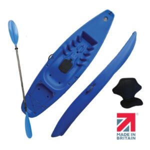 Riber Photon Sit On Top Kayak With Paddle & Backrest R-1036-Deep Blue
