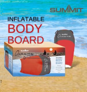 Summit Oceana Single Inflatable Paddle Body Board Red 979052