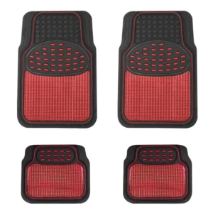 Streetwize Revelation Red Metallic Anti-Slip 4 Car Mats Heavy Duty SWUXM4