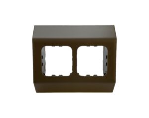 C-Line 2 Way Angled Socket Bronze Motorhome Caravan PO286